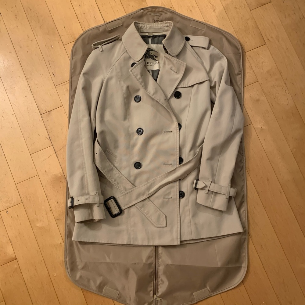 Burberry Prorsum Short Trench Coat